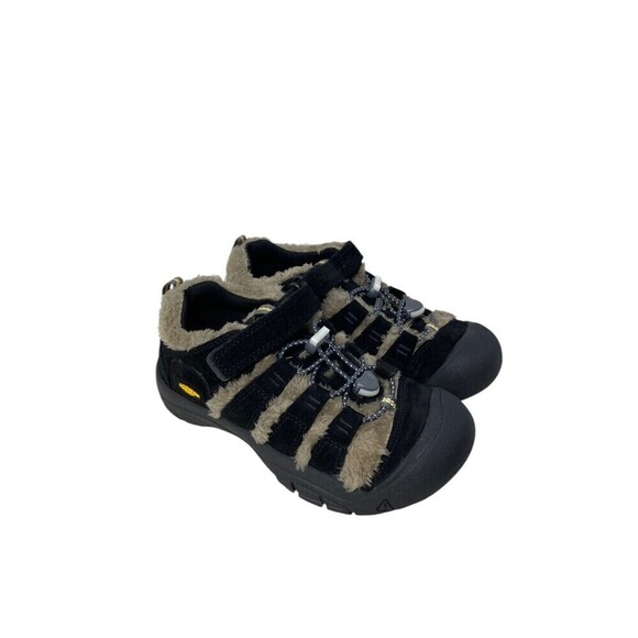 Keen Newport Shoe Youth Size 2 US Black TPS Big Foot Gold - Picture 5 of 12